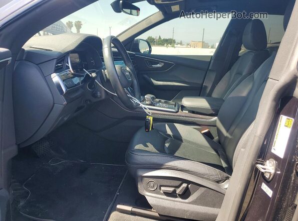 WA1EVAF12MD015282 2021 AUDI Q8 Black წინა სალონის ხედი