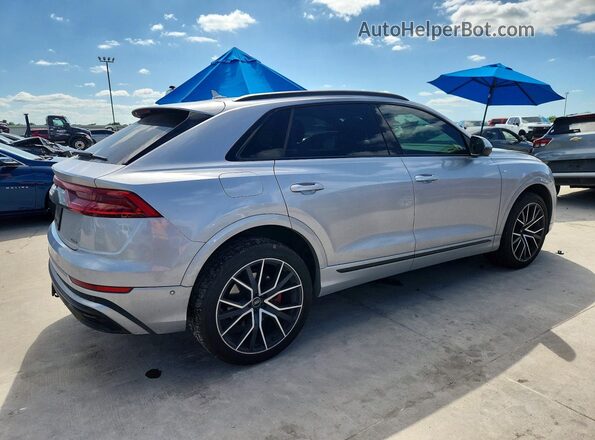 WA1EVAF16LD018622 2020 AUDI Q8 Серебряный Задняя правая четверть