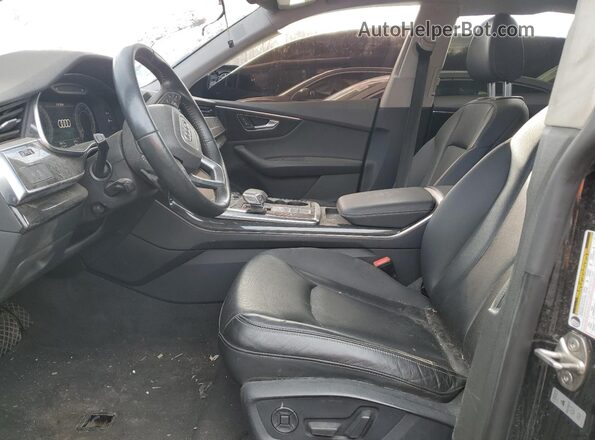 WA1EVAF16LD024128 2020 AUDI Q8 Black Widok wnętrza z przodu