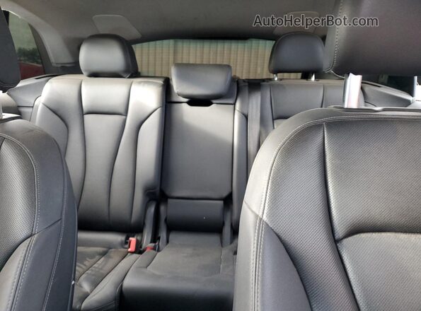 WA1EVAF16LD024128 2020 AUDI Q8 Black Widok tylnych siedzeń