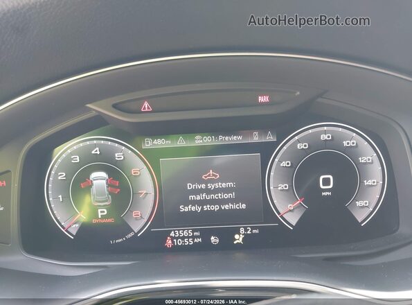 WA1EVAF19LD006951 2020 AUDI Q8 Black Widok tylnych siedzeń