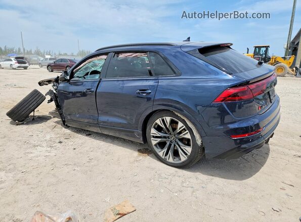 WA1EVBF10SD015459 2025 AUDI Q8 Blue Հետևի ձախ