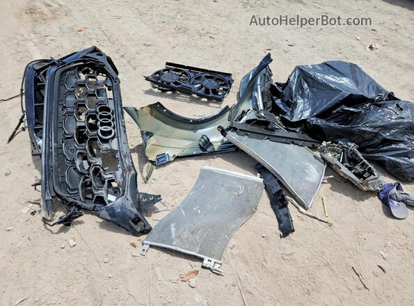 WA1EVBF10SD015459 2025 AUDI Q8 Blue VIN կոդի պիտակի տեսք