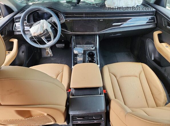 WA1EVBF10SD015459 2025 AUDI Q8 Blue Առջևի վահանակի տեսք