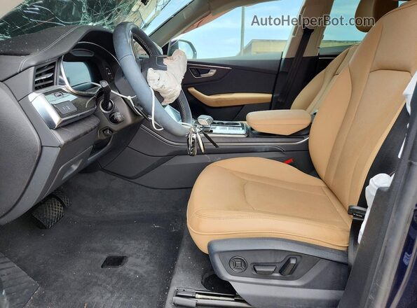 WA1EVBF10SD015459 2025 AUDI Q8 Blue Սալոնի դիմացի տեսք