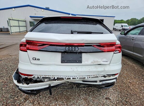 WA1EVBF11ND033652 2022 AUDI Q8 White Вид ззаду