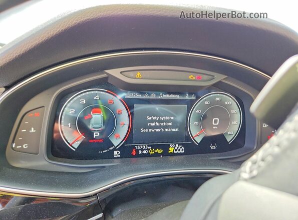 WA1EVBF13SD019926 2025 AUDI Q8 White Սարքավորումների վահանակի տեսք