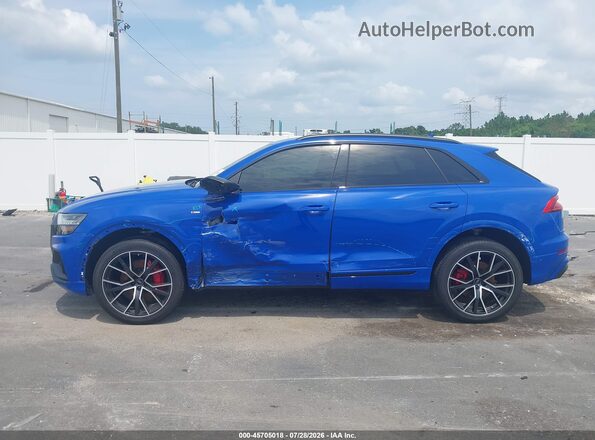 WA1EVBF16PD015263 2023 AUDI Q8 Blue სალონის 360-გრადუსიანი ხედი