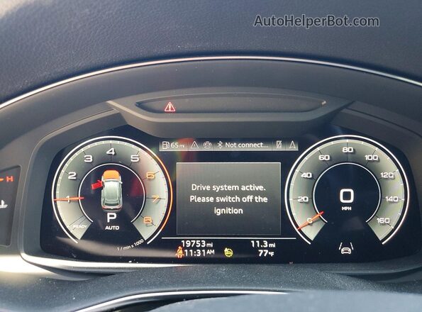 WA1EVBF18PD047731 2023 AUDI Q8 Черный Вид щитка приборов