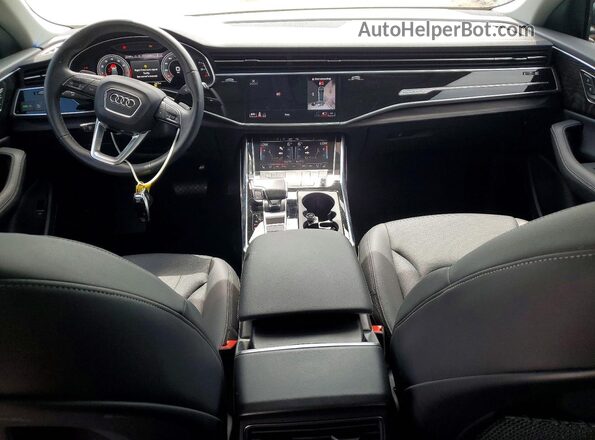 WA1EVBF19PD045244 2023 AUDI Q8 Black წინა პანელის ხედი