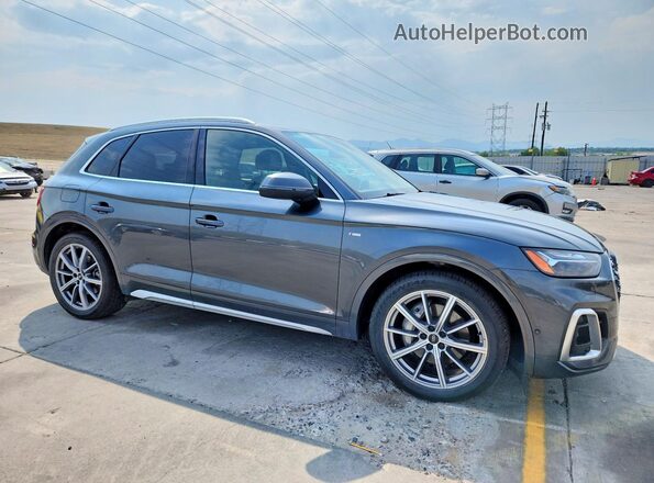 WA1F2AFY0M2045970 2021 AUDI Q5 Серый Передняя правая четверть