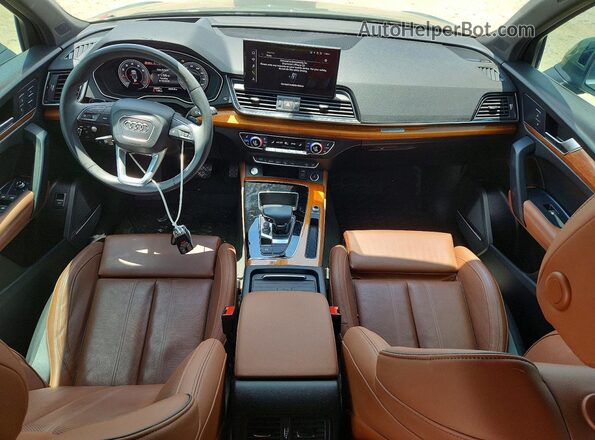 WA1FABFY0P2182193 2023 AUDI Q5 Зеленый Вид панели приборов