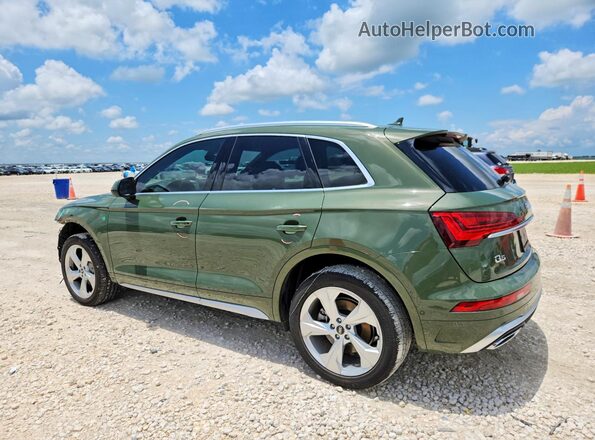 WA1FABFY0P2182193 2023 AUDI Q5 Зеленый Задняя левая четверть