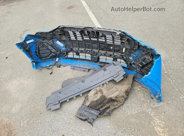 WA1FECF36L1038694 2020 AUDI Q3 Blue Vista de la etiqueta del VIN