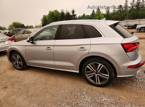 WA1FNAFY2J2118128 2018 AUDI Q5 Серебряный Задняя левая четверть