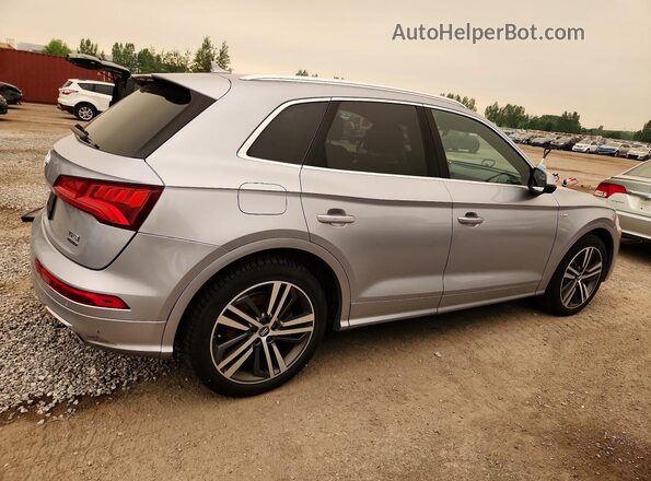 WA1FNAFY2J2118128 2018 AUDI Q5 Серебряный Задняя правая четверть