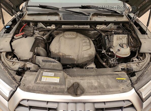 WA1FNAFY2J2118128 2018 AUDI Q5 Серебряный Вид подкапотного пространства