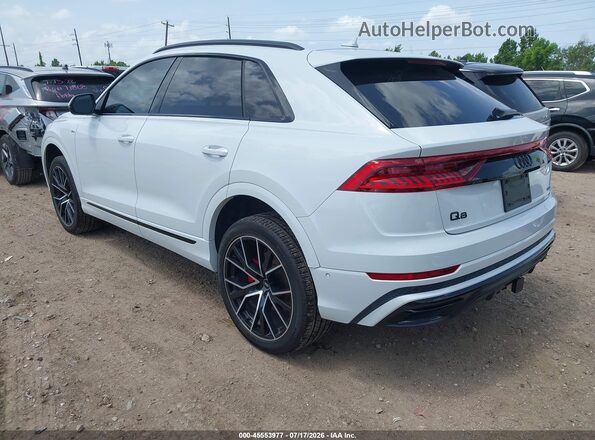 WA1FVAF10MD035759 2021 AUDI Q8 White Rear left