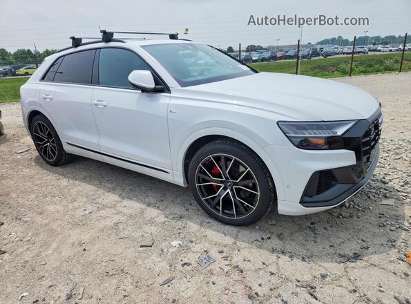 WA1FVAF11LD010688 2020 AUDI Q8 Белый Передняя правая четверть