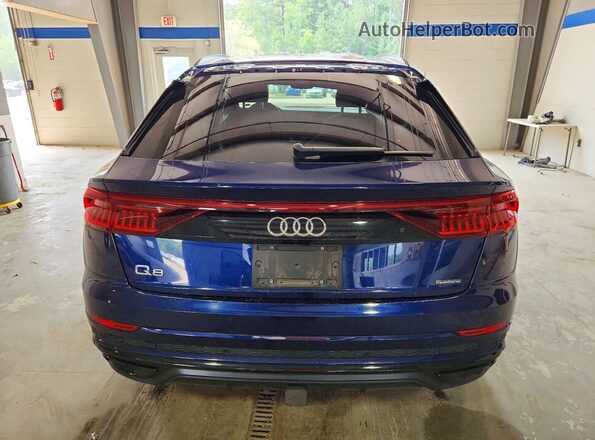 WA1FVAF13MD012167 2021 AUDI Q8 Blue Հետևի տեսք