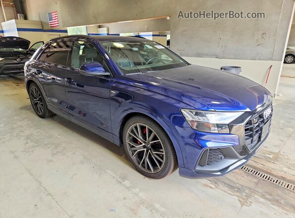 WA1FVAF13MD012167 2021 AUDI Q8 Blue Առջևի աջ