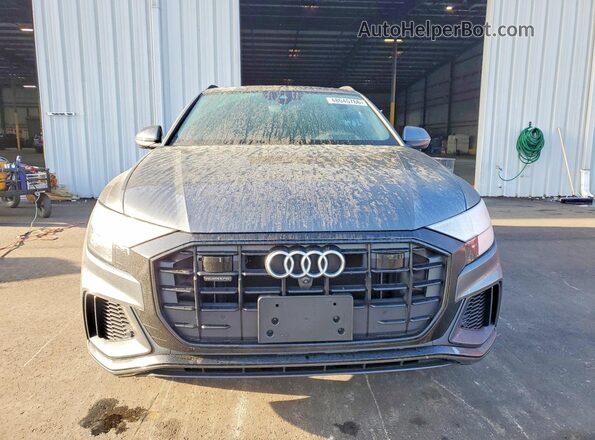 WA1FVAF15KD029761 2019 AUDI Q8 Gray Front view