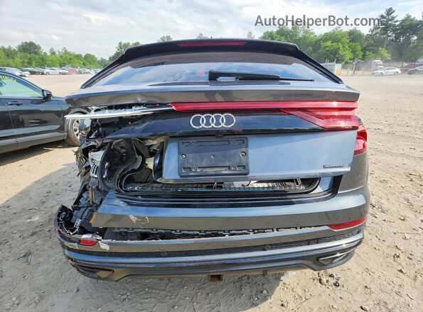WA1FVAF15KD036712 2019 AUDI Q8 Gray Rear view