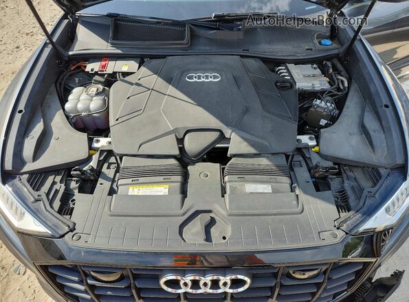 WA1FVAF15KD036712 2019 AUDI Q8 Gray Engine compartment view