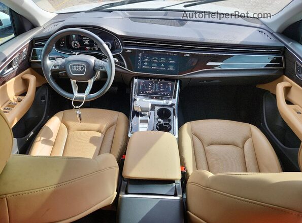 WA1FVAF15MD022943 2021 AUDI Q8 White Вид панелі приладів