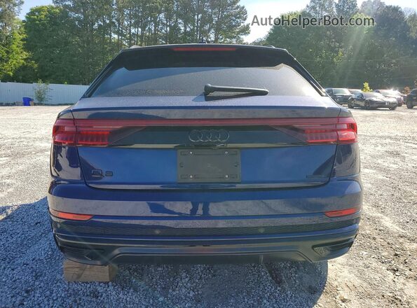 WA1FVAF18KD019872 2019 AUDI Q8 Blue Вид ззаду