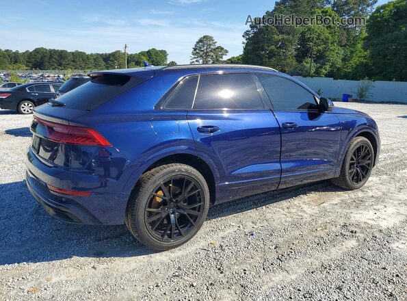 WA1FVAF18KD019872 2019 AUDI Q8 Blue Задня права чверть