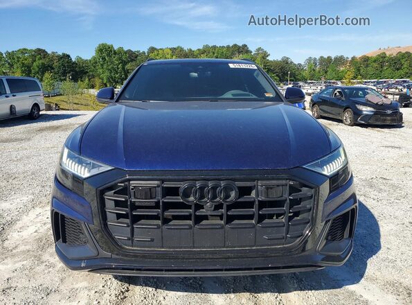WA1FVAF18KD019872 2019 AUDI Q8 Blue Вид спереду