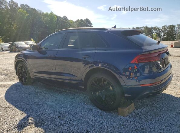 WA1FVAF18KD019872 2019 AUDI Q8 Blue Задня ліва чверть