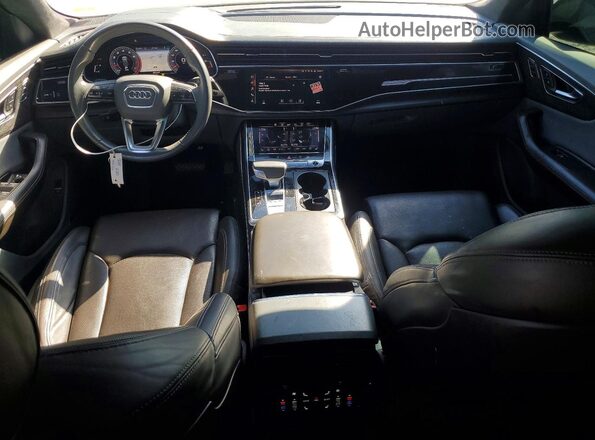 WA1FVAF18KD019872 2019 AUDI Q8 Blue Вид панелі приладів