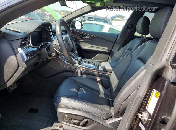 WA1FVAF18KD040480 2019 AUDI Q8 Black წინა სალონის ხედი