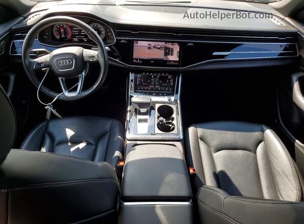 WA1FVAF18KD040480 2019 AUDI Q8 Black წინა პანელის ხედი