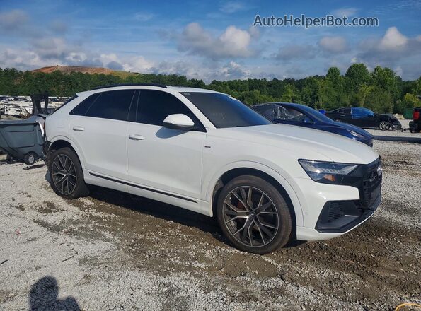 WA1FVAF19KD036051 2019 AUDI Q8 White Передня права чверть