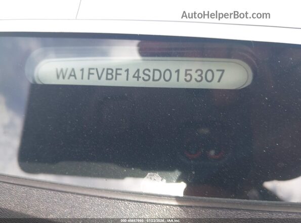 WA1FVBF14SD015307 2025 AUDI Q8 Черный Вид подкапотного пространства