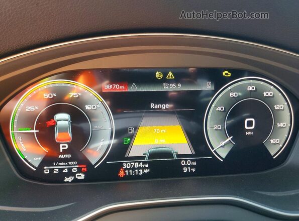 WA1G2AFY6N2081362 2022 AUDI Q5 White Սարքավորումների վահանակի տեսք