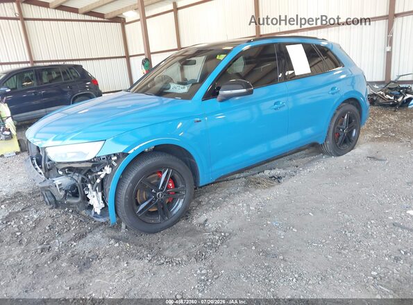 WA1G2AFY8N2091844 2022 AUDI Q5 Синий Передняя левая четверть