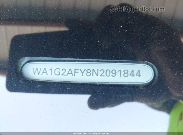 WA1G2AFY8N2091844 2022 AUDI Q5 Синий Вид подкапотного пространства