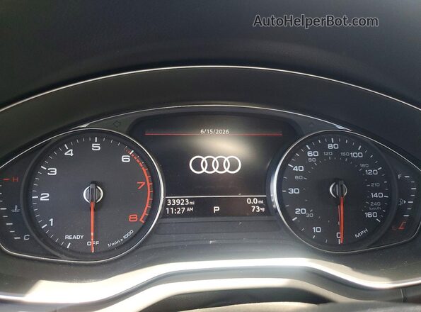 WA1GAAFY1P2006042 2023 AUDI Q5 Gray Vista del cuadro de instrumentos
