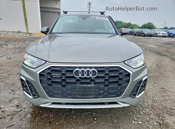 WA1GAAFY4P2073945 2023 AUDI Q5 Gray Դիմացի տեսք