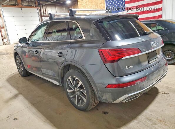 WA1GAAFY5N2017378 2022 AUDI Q5 Серый Задняя левая четверть
