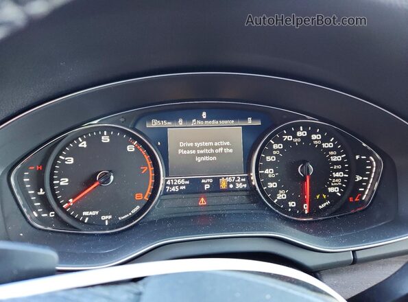 WA1GAAFY5N2080545 2022 AUDI Q5 Silver Instrument cluster view