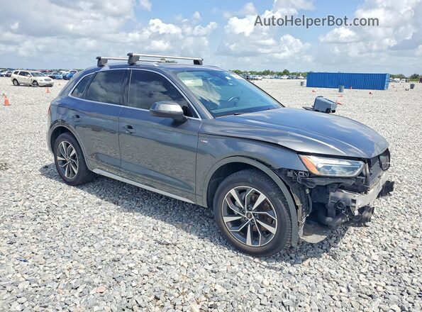 WA1GAAFY7N2106837 2022 AUDI Q5 Gray Przód prawy