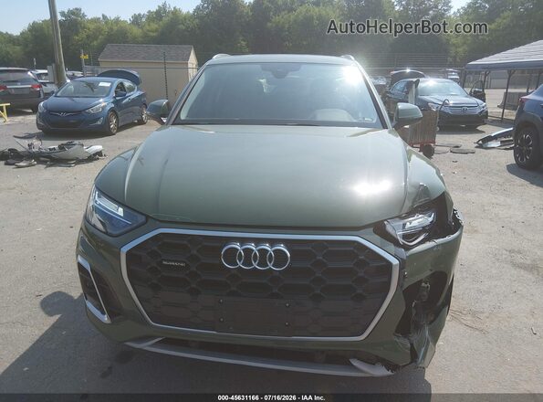 WA1GAAFY7R2001897 2024 AUDI Q5 Green ხელსაწყოთა პანელის ხედი