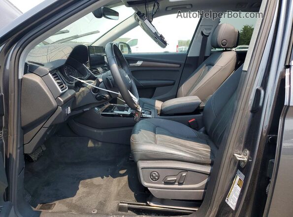 WA1GAAFY8P2091252 2023 AUDI Q5 Gray Widok wnętrza z przodu