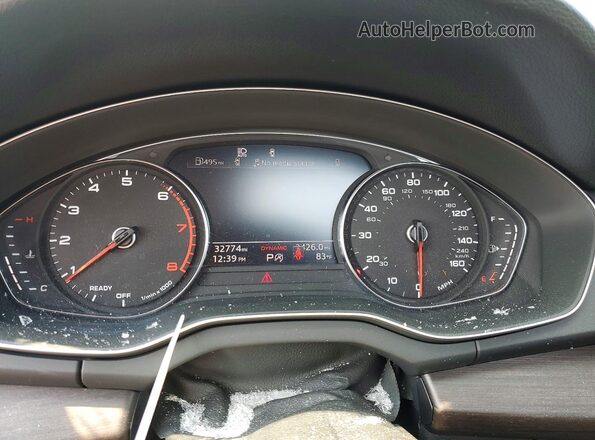 WA1GAAFY8P2091252 2023 AUDI Q5 Gray Widok zestawu wskaźników