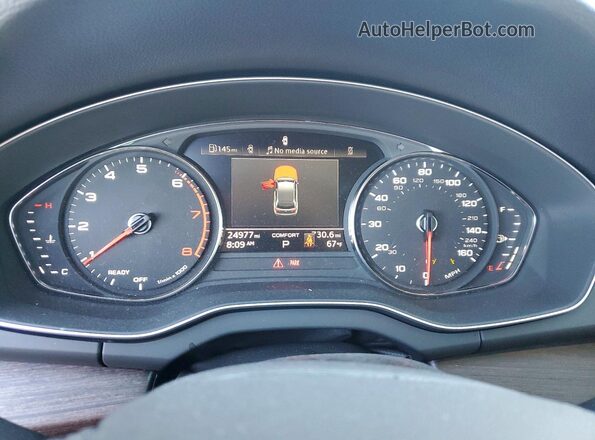 WA1GAAFYXP2103949 2023 AUDI Q5 Белый Вид щитка приборов
